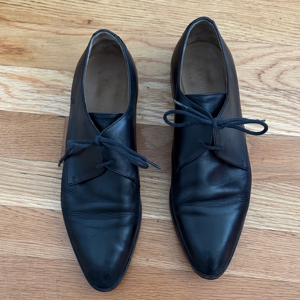 Everlane Modern Oxford Lace Up Leather Shoes